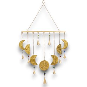 Indian Brass Moon Phases Chimes