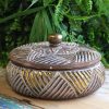 Wooden Gold Sweet Jar - Image 4